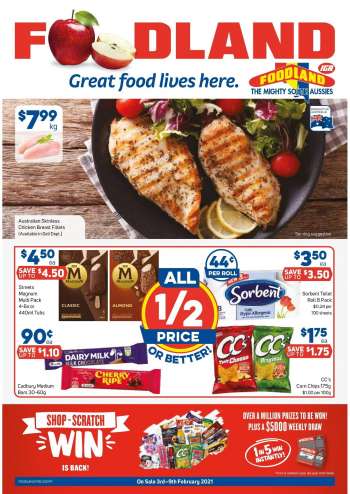 Foodland Catalogue - 3.2.2021 - 9.2.2021.