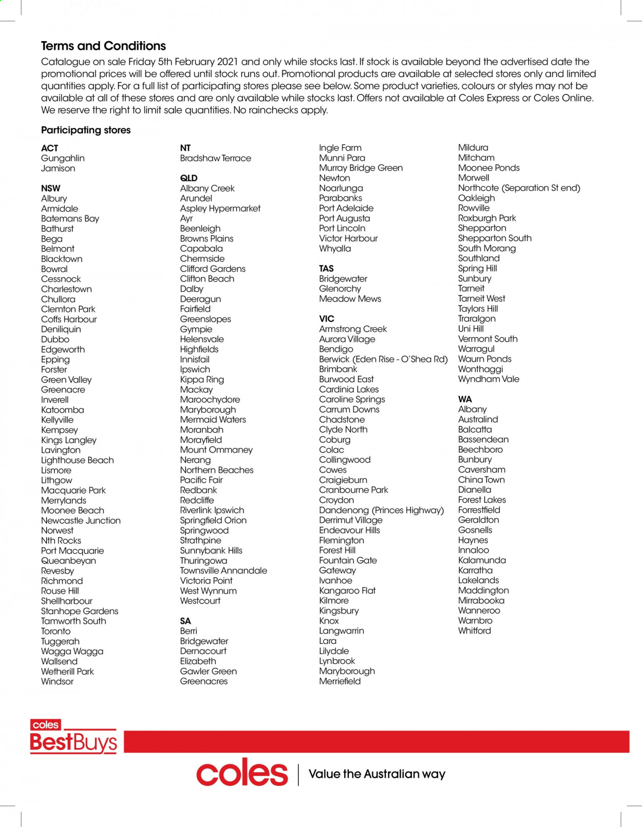 Coles catalogue - 5 Feb 2021 - 18 Feb 2021. Page 6
