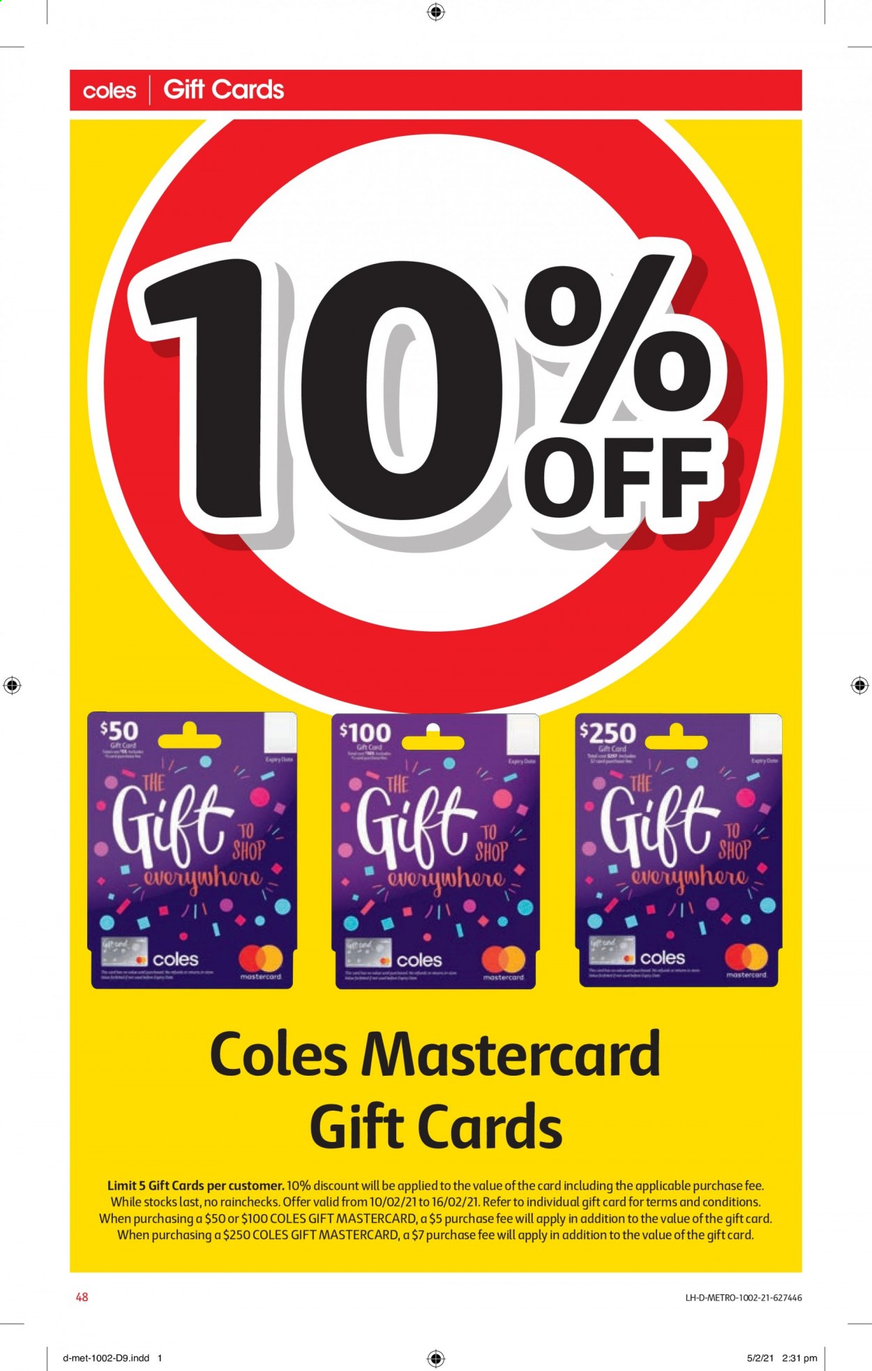 Coles catalogue - 10 Feb 2021 - 16 Feb 2021. Page 48