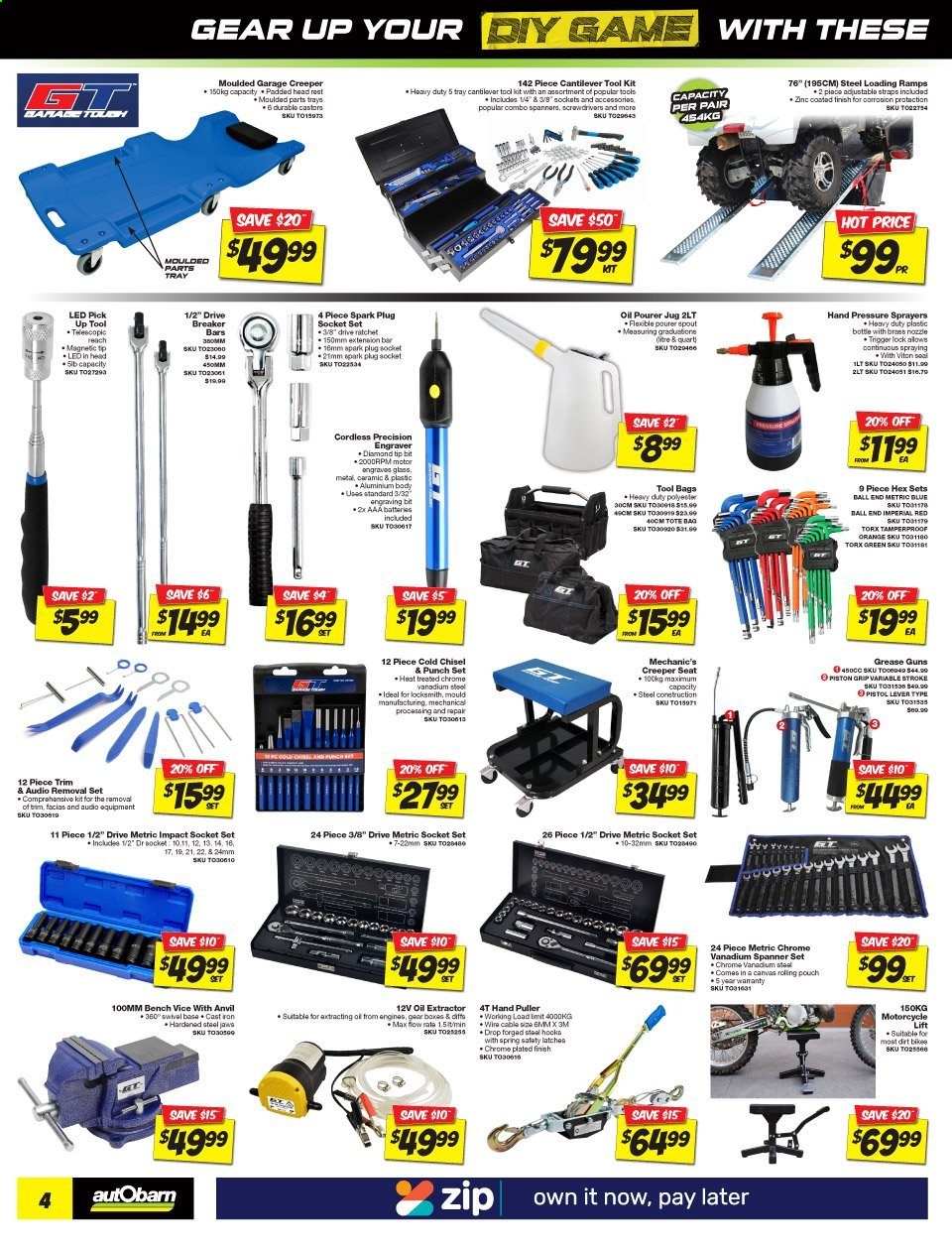 thumbnail - Autobarn Catalogue - 15 Feb 2021 - 28 Feb 2021 - Sales products - car ramps. Page 4.