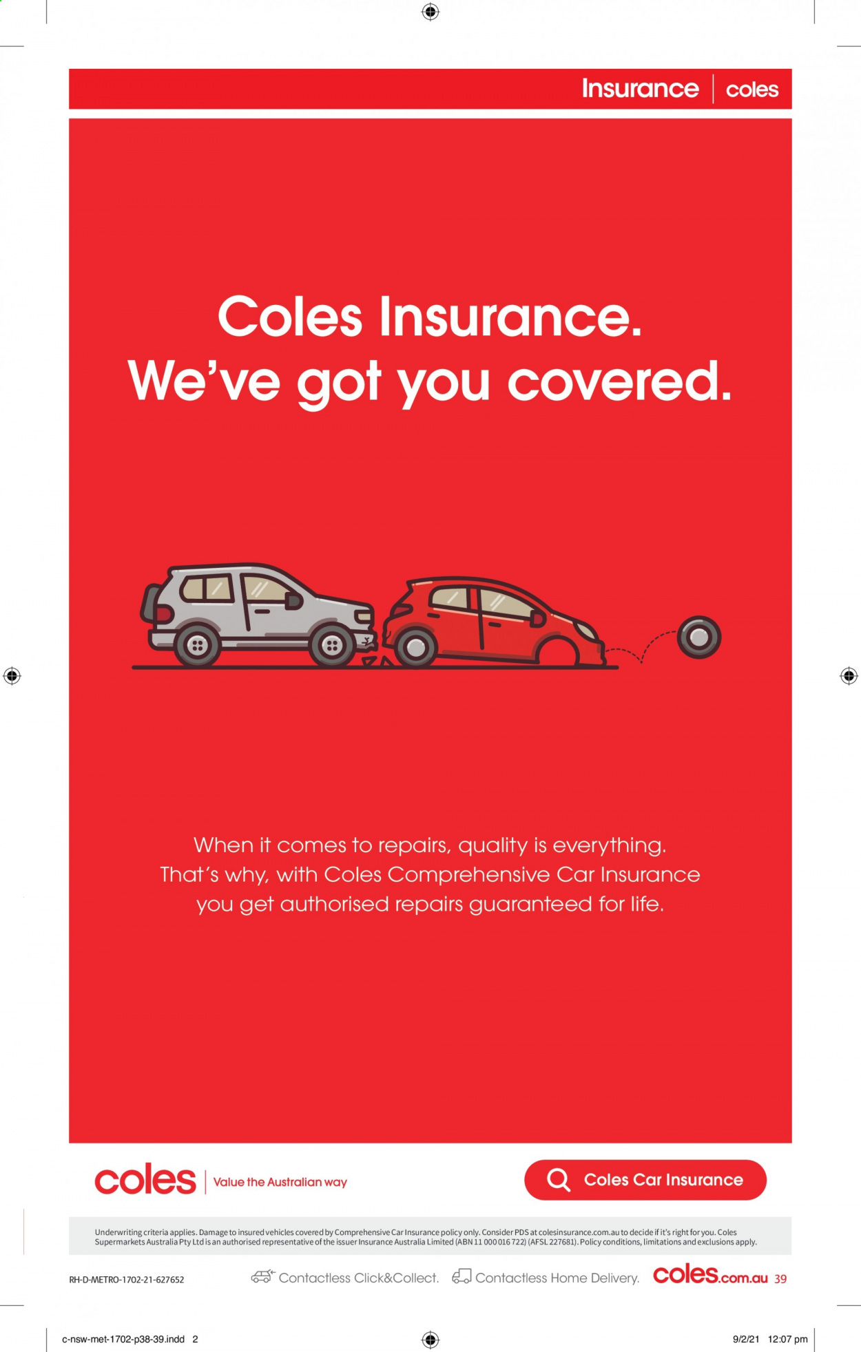 Coles catalogue - 17 Feb 2021 - 23 Feb 2021. Page 39