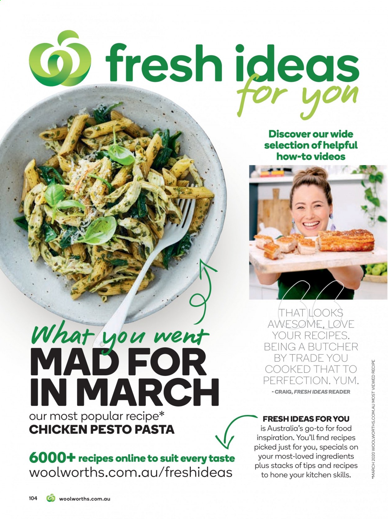 Woolworths catalogue - 1 Mar 2021 - 31 Mar 2021. Page 104