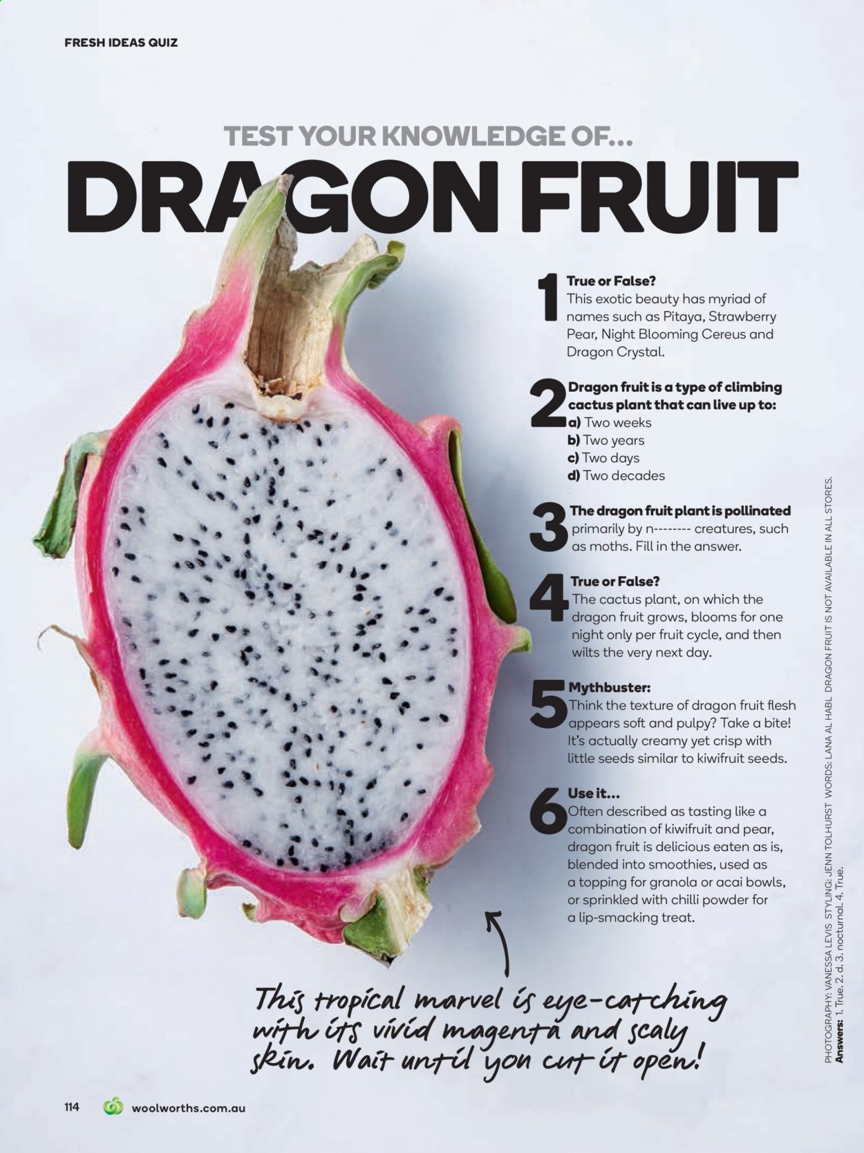 Woolworths catalogue - 1 Mar 2021 - 31 Mar 2021. Page 114