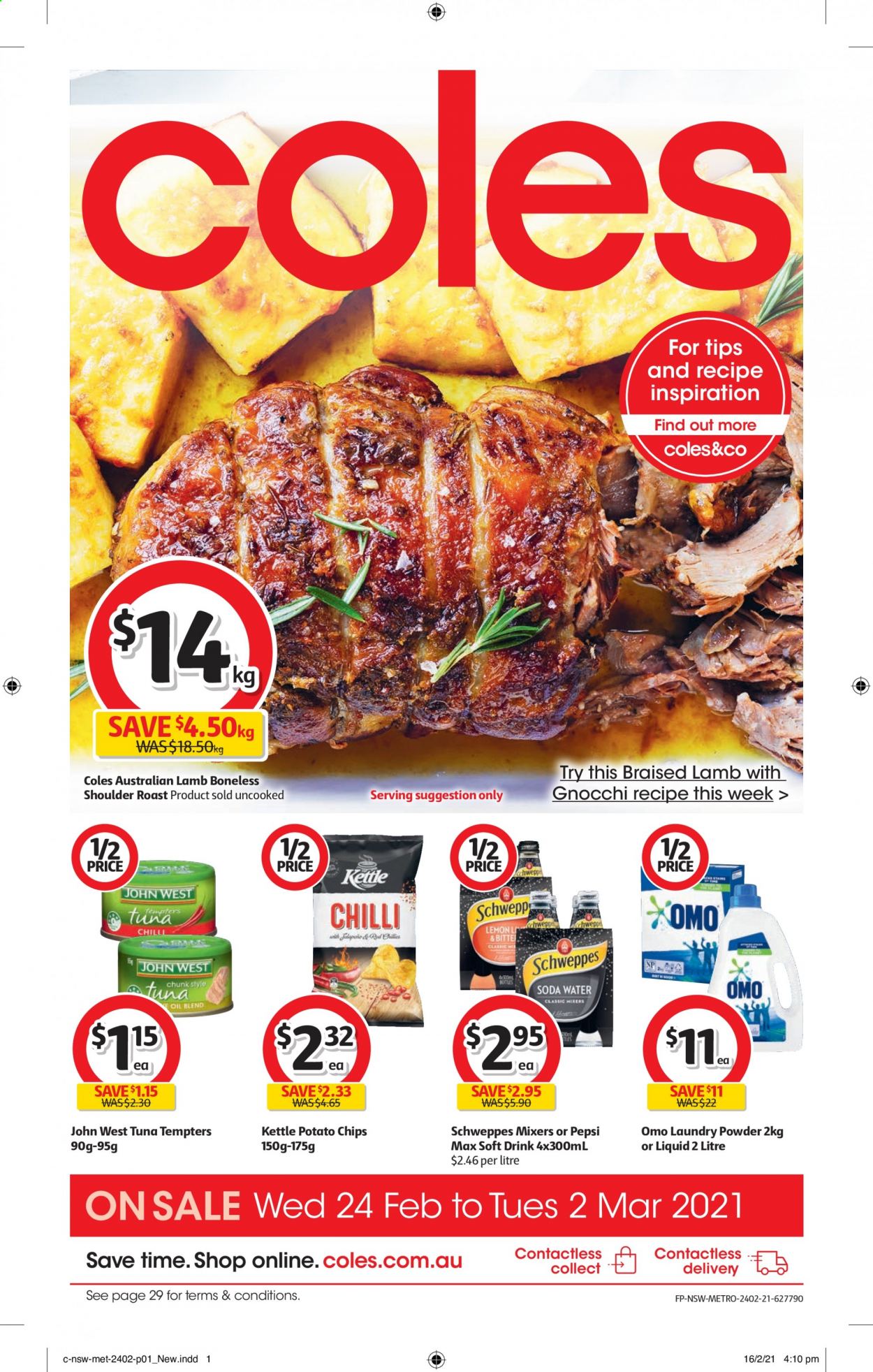 Coles catalogue - 24 Feb 2021 - 2 Mar 2021. Page 1