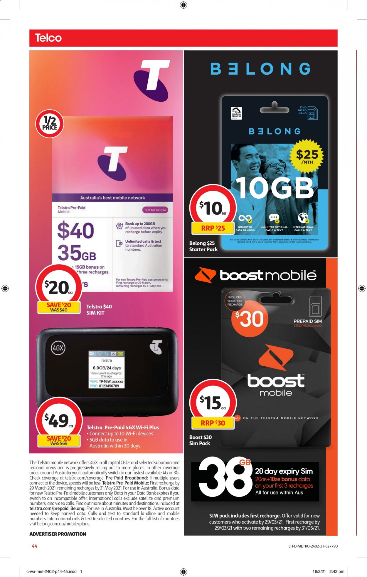 Coles catalogue - 24 Feb 2021 - 2 Mar 2021. Page 44