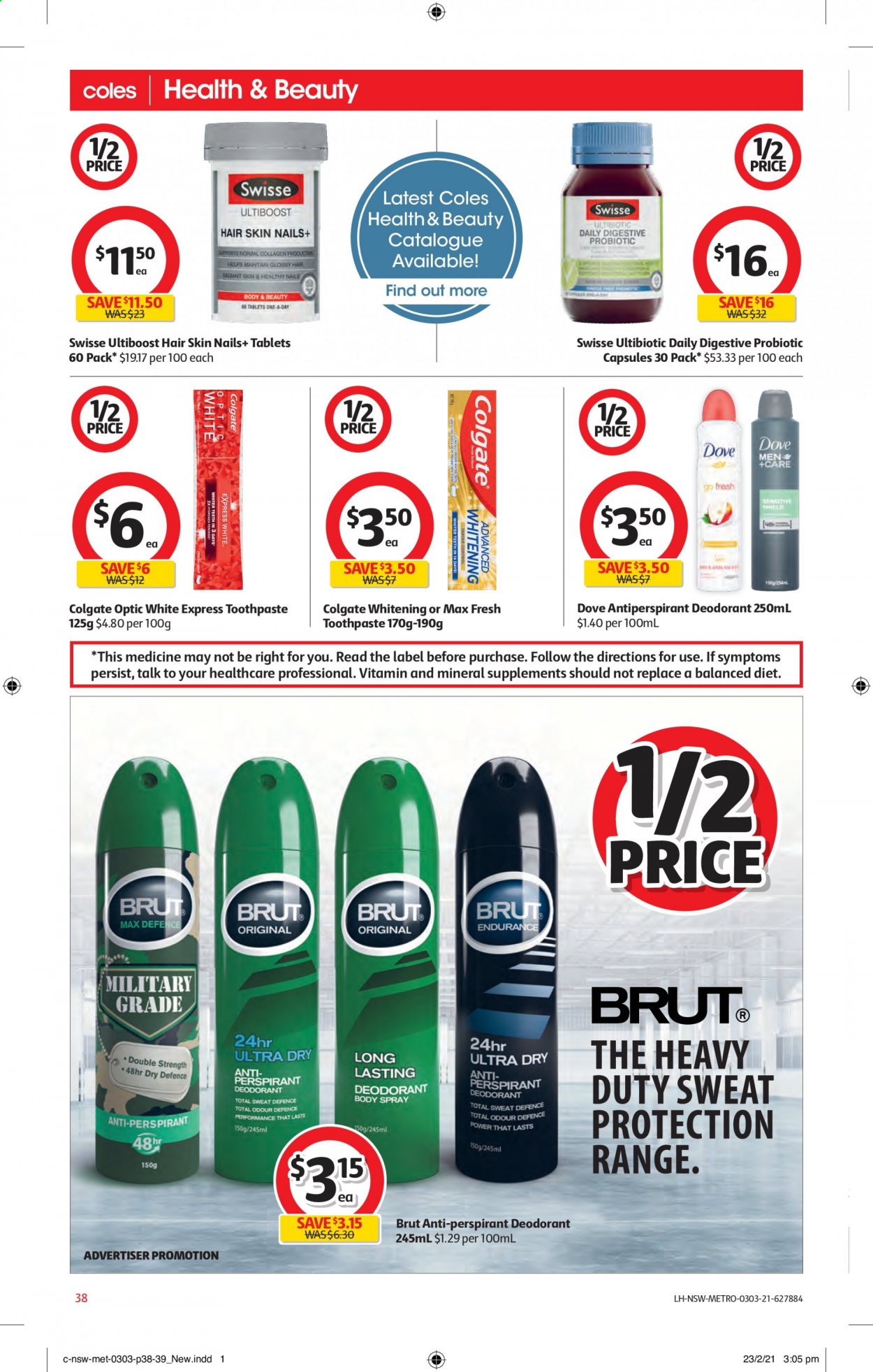 Coles catalogue - 3 Mar 2021 - 9 Mar 2021. Page 38
