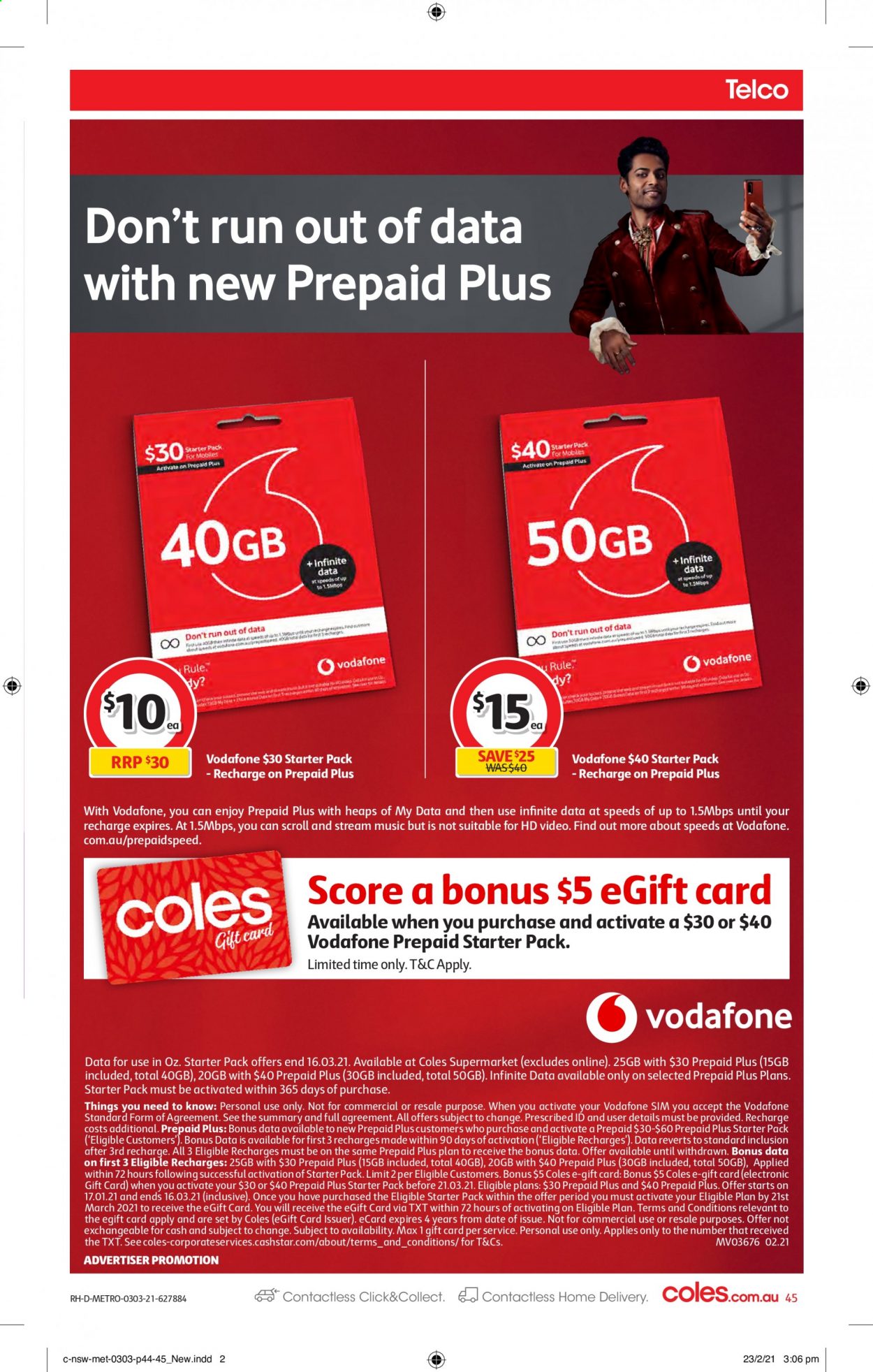Coles catalogue - 3 Mar 2021 - 9 Mar 2021. Page 45