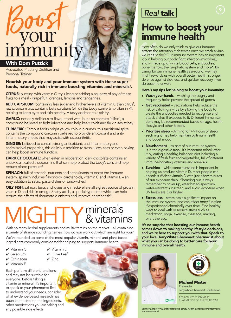 thumbnail - TerryWhite Chemmart Catalogue - 4 Mar 2021 - 23 Mar 2021 - Sales products - multivitamin, Omega-3, zinc. Page 9.