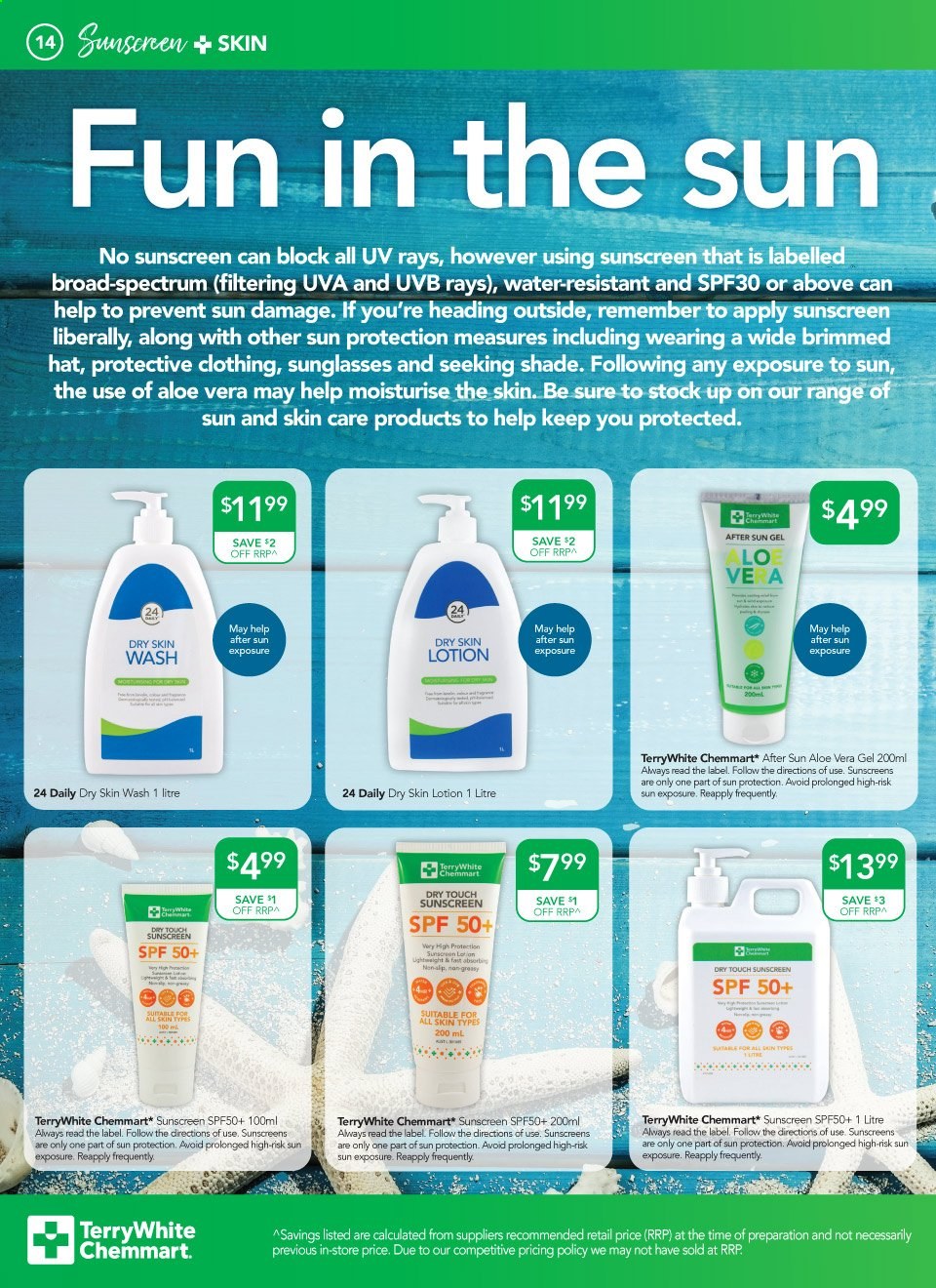thumbnail - TerryWhite Chemmart Catalogue - 4 Mar 2021 - 23 Mar 2021 - Sales products - body lotion, Sure, sunglasses. Page 14.