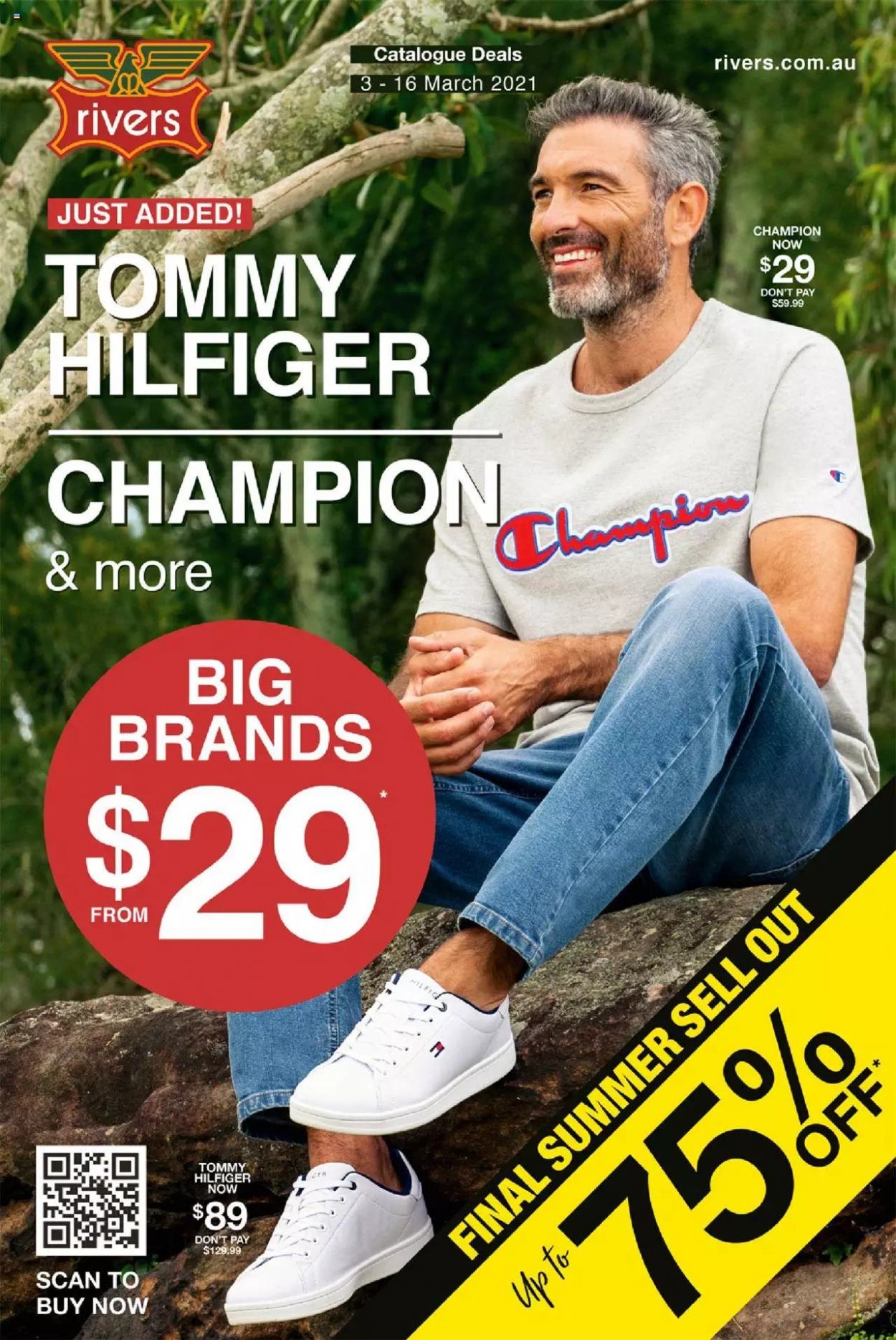 thumbnail - Rivers Catalogue - 3 Mar 2021 - 16 Mar 2021 - Sales products - Tommy Hilfiger. Page 1.