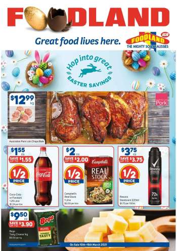 Foodland Catalogue - 10.3.2021 - 16.3.2021.