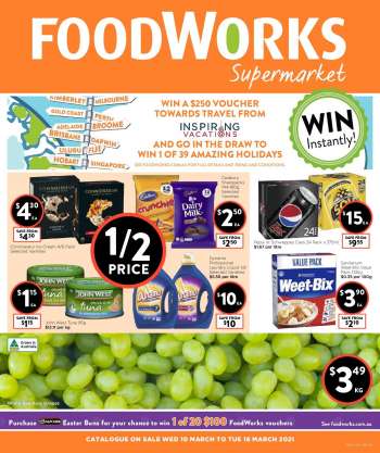 Foodworks Catalogue - 10.3.2021 - 16.3.2021.
