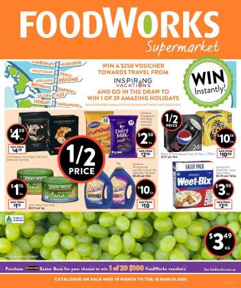 Foodworks Catalogue - 10.3.2021 - 16.3.2021.