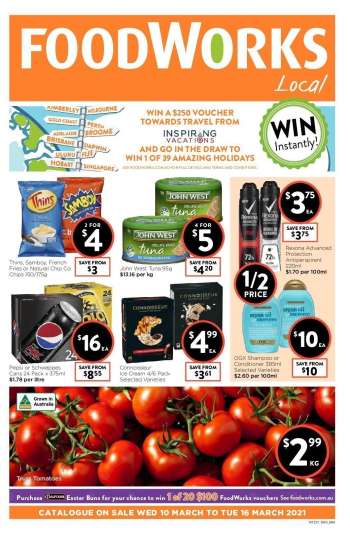 Foodworks Catalogue - 10.3.2021 - 16.3.2021.