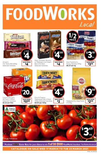 Foodworks Catalogue - 17.3.2021 - 23.3.2021.