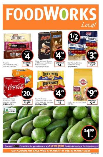 Foodworks Catalogue - 17.3.2021 - 23.3.2021.