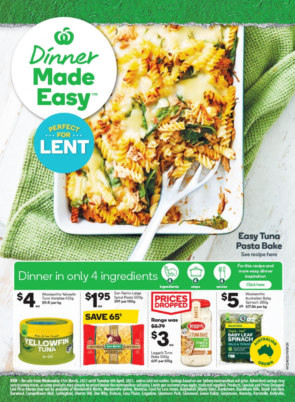 Woolworths catalogue - 31 Mar 2021 - 6 Apr 2021. Page 29