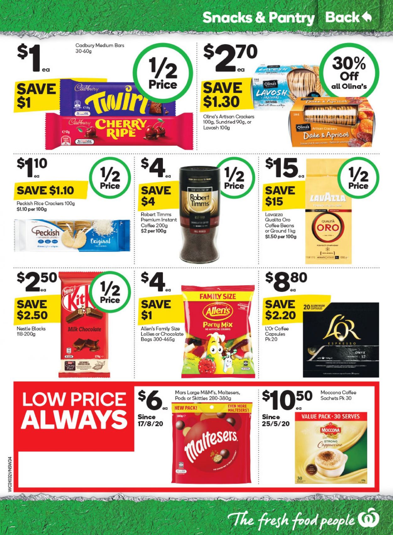 Woolworths catalogue - 31 Mar 2021 - 6 Apr 2021. Page 34