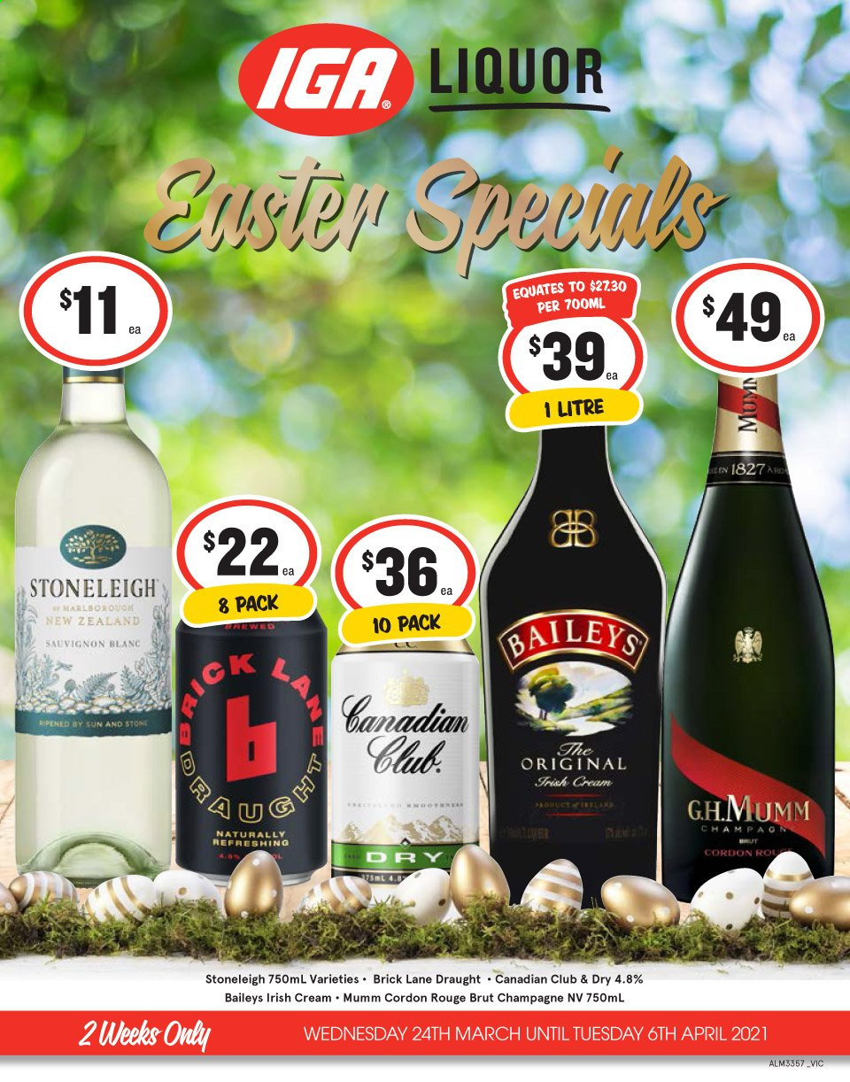 IGA LIQUOR catalogue - 31 Mar 2021 - 6 Apr 2021. Page 1