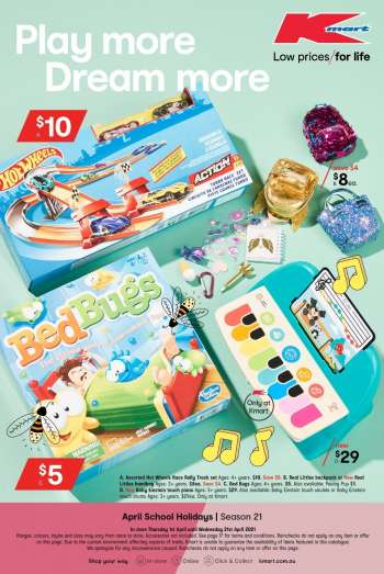 Kmart Catalogue - 1.4.2021 - 21.4.2021.