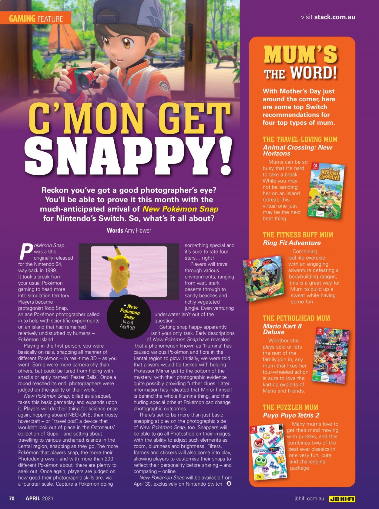 JB Hi-Fi catalogue - 1 Apr 2021 - 30 Apr 2021. Page 70