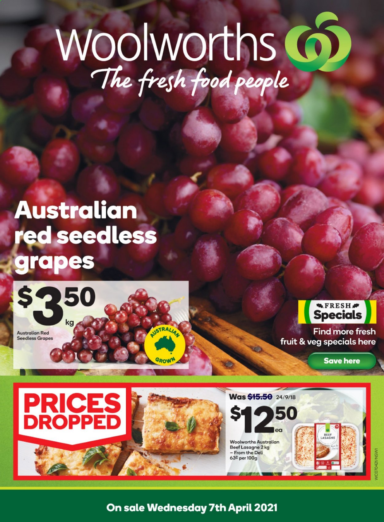 Woolworths catalogue - 7 Apr 2021 - 13 Apr 2021. Page 1