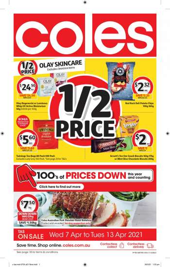 Coles Catalogue - 7.4.2021 - 13.4.2021.