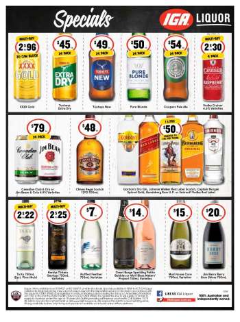 IGA LIQUOR Catalogue - 7.4.2021 - 13.4.2021.