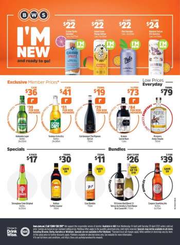 BWS Forrestfield catalogues