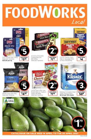 Foodworks Catalogue - 14.4.2021 - 20.4.2021.