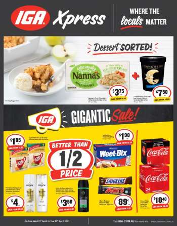 IGA Xpress Catalogue - 21.4.2021 - 27.4.2021.