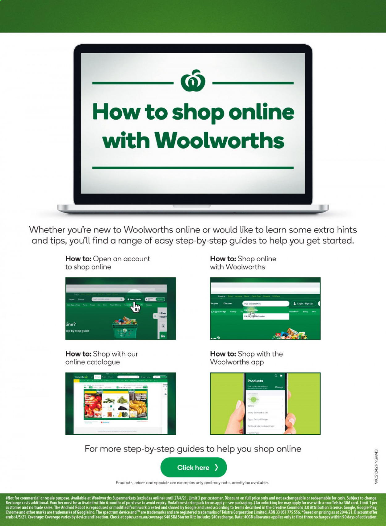 Woolworths catalogue - 21 Apr 2021 - 27 Apr 2021. Page 43