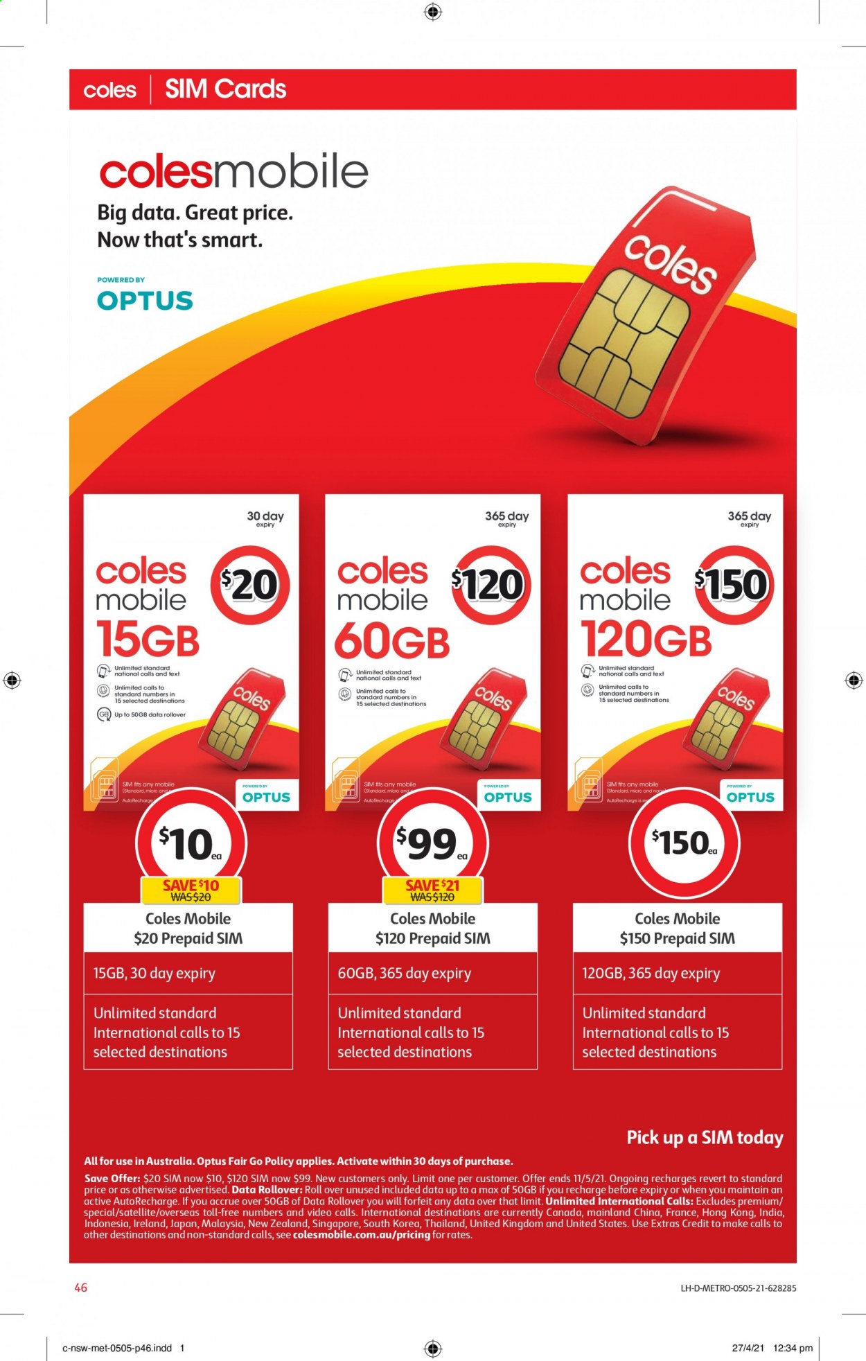 Coles catalogue - 5 May 2021 - 11 May 2021. Page 46