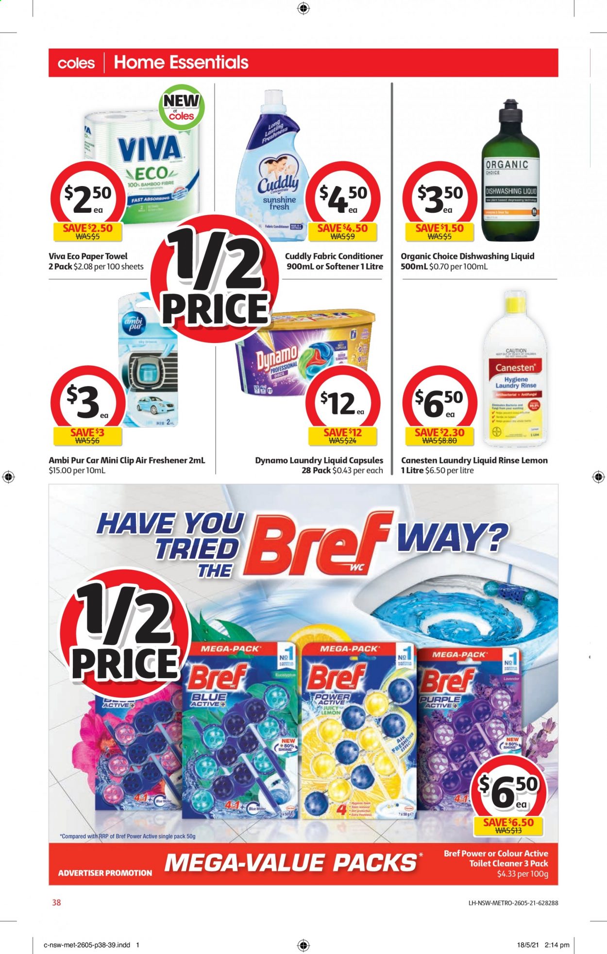 Coles catalogue - 26 May 2021 - 1 Jun 2021. Page 38
