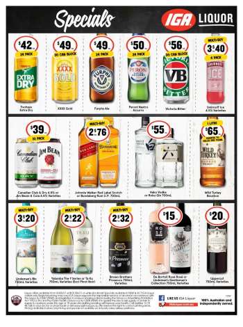 IGA LIQUOR Catalogue - 26.5.2021 - 1.6.2021.