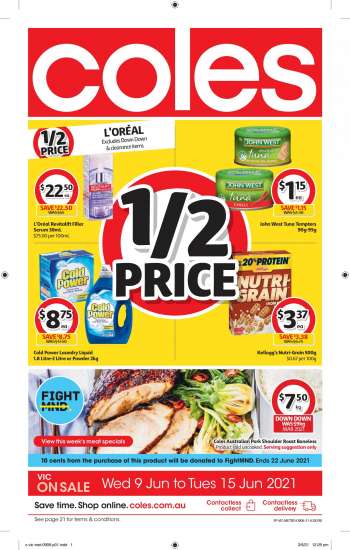 Coles Catalogue - 9.6.2021 - 15.6.2021.