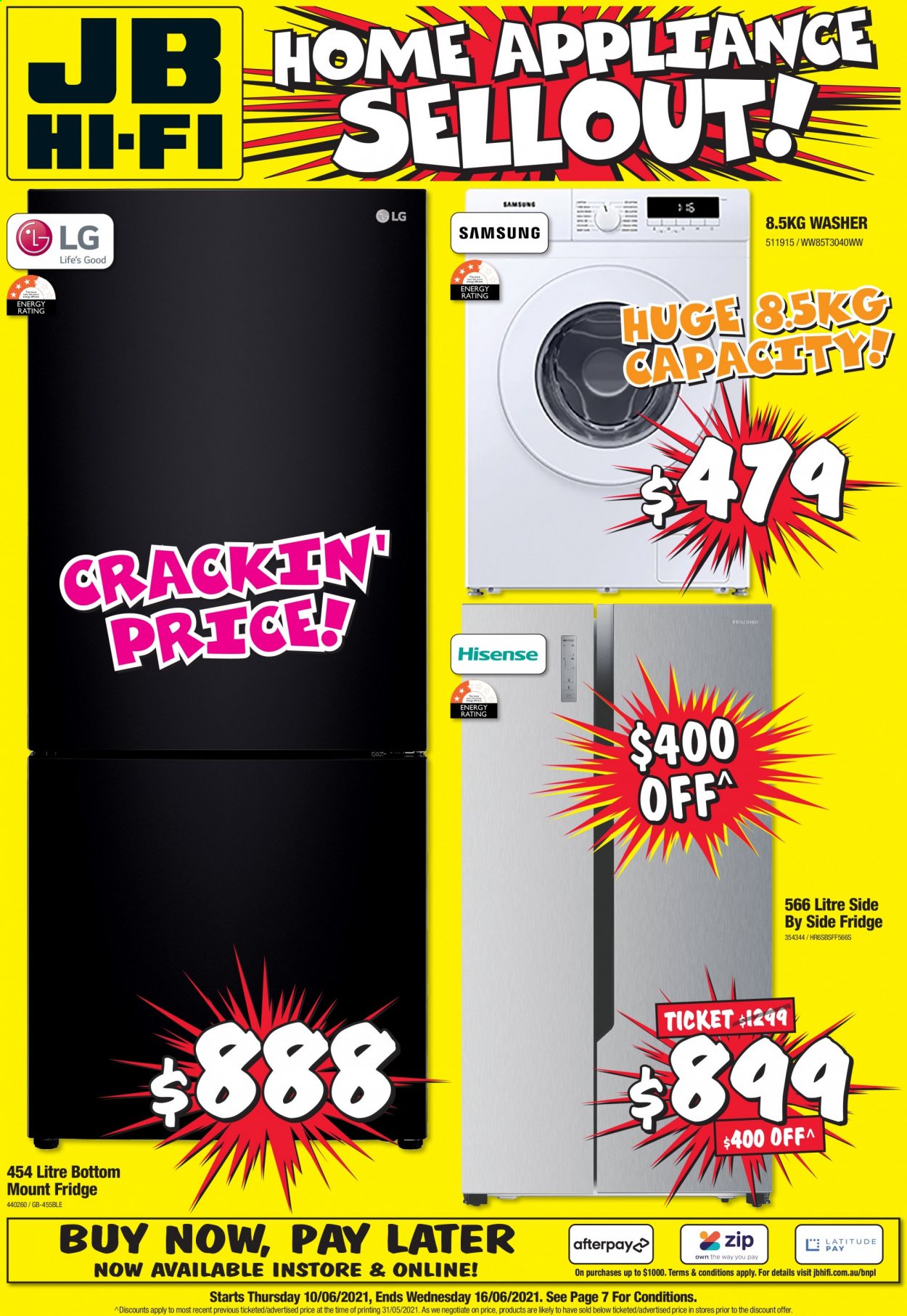 JB Hi-Fi catalogue - 10 Jun 2021 - 16 Jun 2021. Page 1