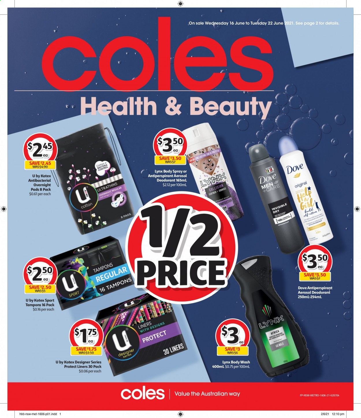 Coles catalogue - 16 Jun 2021 - 22 Jun 2021. Page 1