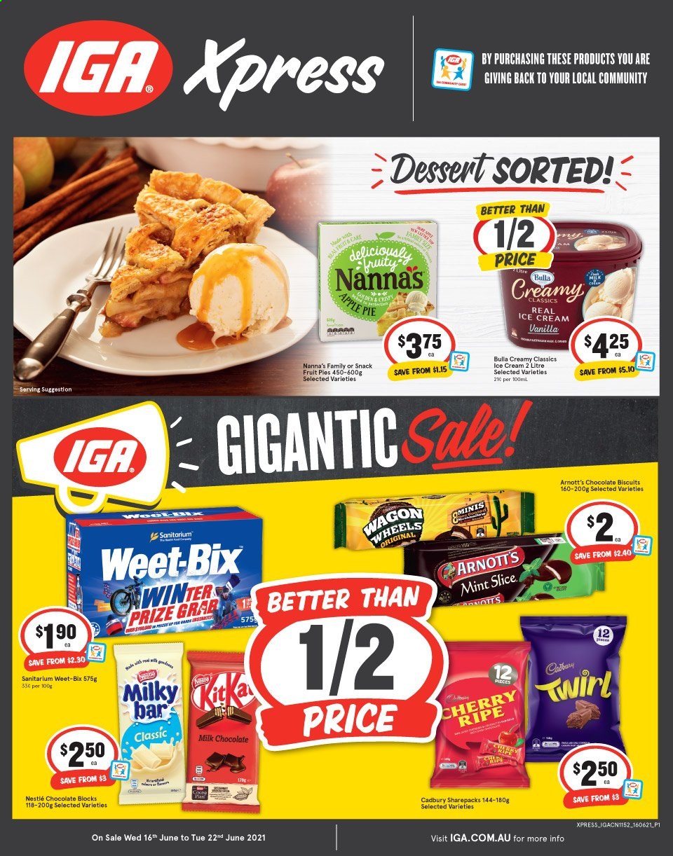 IGA Xpress catalogue - 16 Jun 2021 - 22 Jun 2021. Page 1