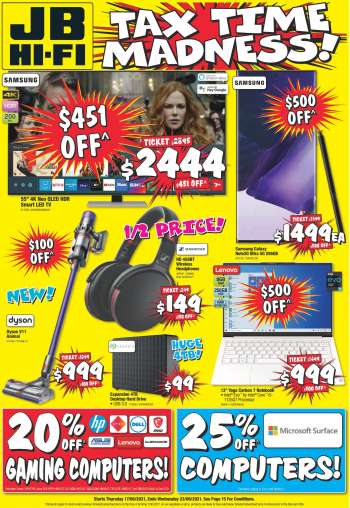 JB Hi-Fi Catalogue - 17.6.2021 - 23.6.2021.