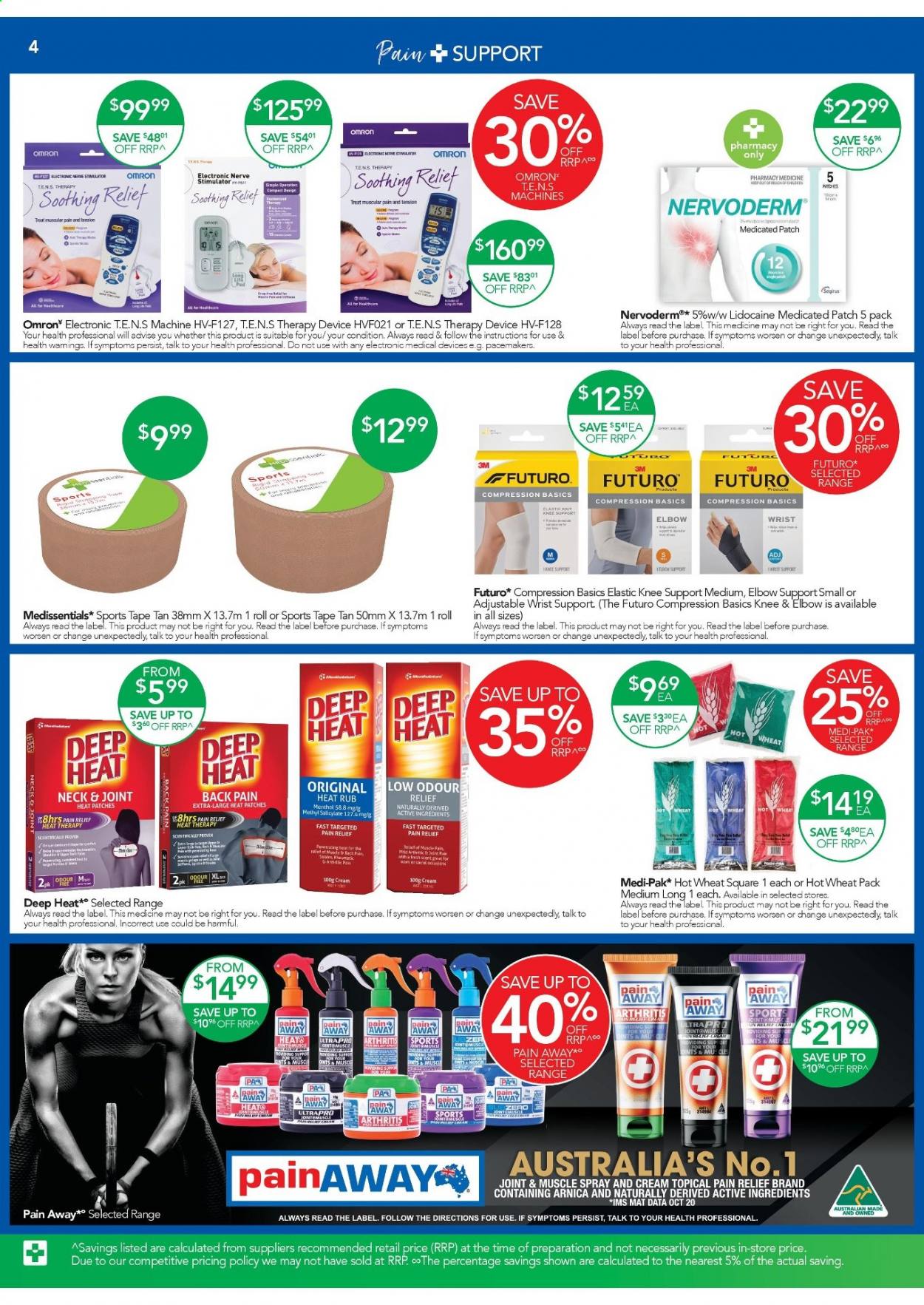 thumbnail - TerryWhite Chemmart Catalogue - 17 Jun 2021 - 6 Jul 2021 - Sales products - pain relief, Omron. Page 4.