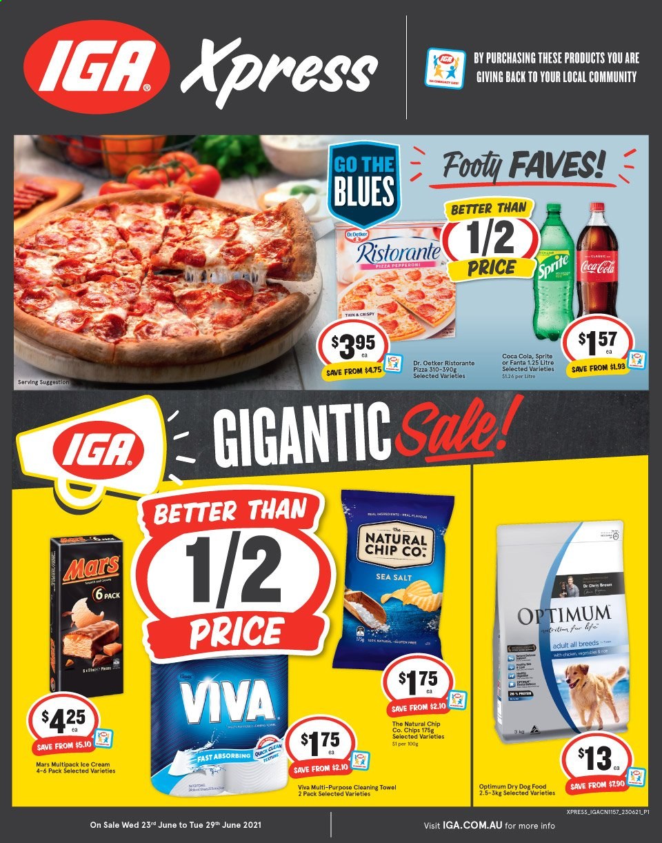 IGA Xpress catalogue - 23 Jun 2021 - 29 Jun 2021. Page 1