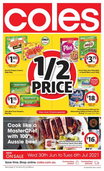 Coles Catalogue - 30.6.2021 - 6.7.2021.