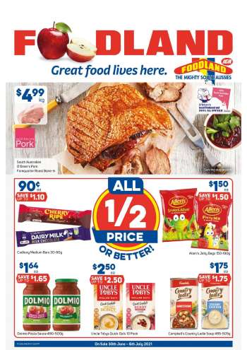 Foodland Catalogue - 30.6.2021 - 6.7.2021.