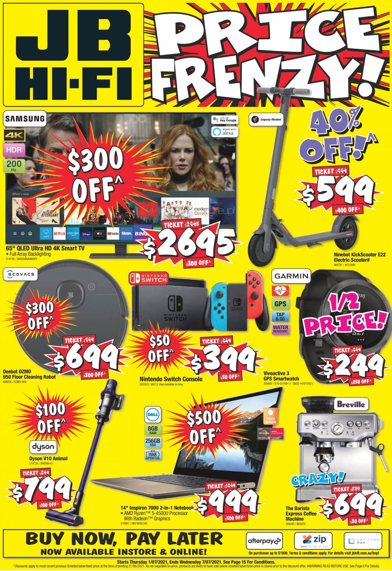 JB Hi-Fi catalogue - 1 Jul 2021 - 7 Jul 2021. Page 1