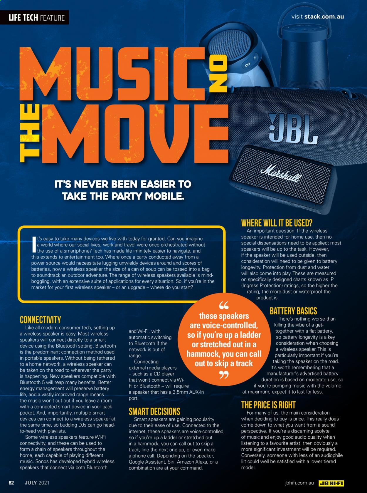 JB Hi-Fi catalogue - 1 Jul 2021 - 31 Jul 2021. Page 62