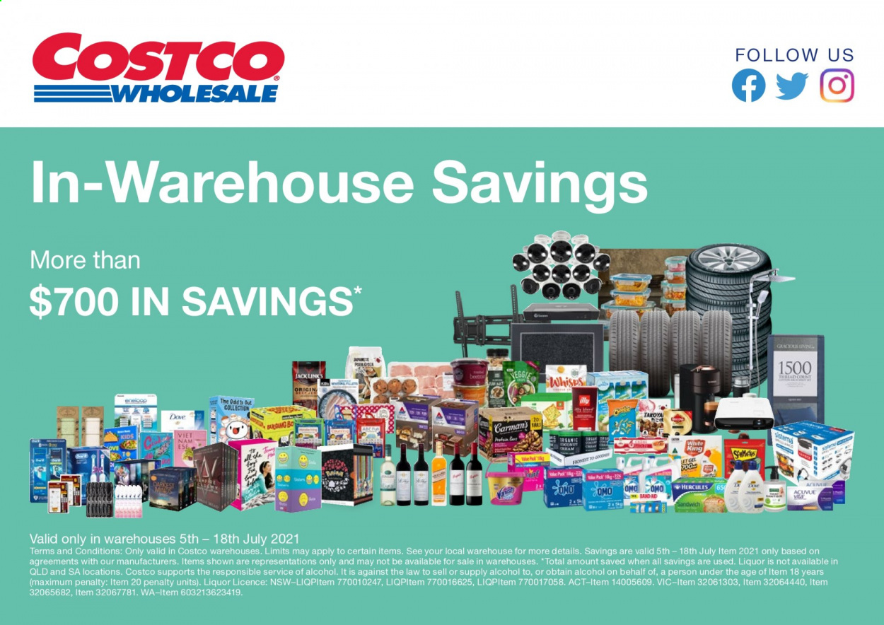 Costco catalogue - 5 Jul 2021 - 18 Jul 2021. Page 1