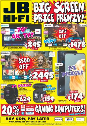 JB Hi-Fi Catalogue - 8.7.2021 - 14.7.2021.