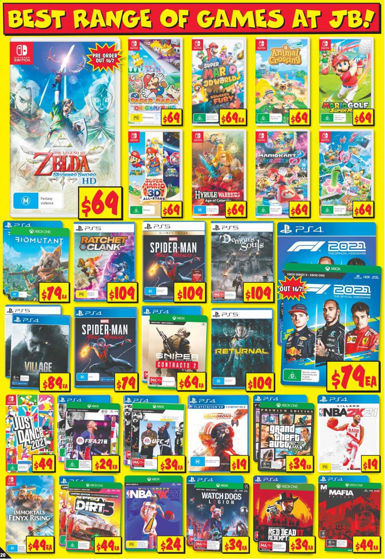 JB Hi-Fi catalogue - 8 Jul 2021 - 14 Jul 2021. Page 20