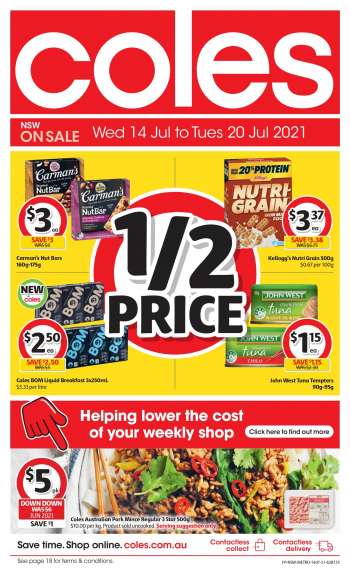 Coles Catalogue - 14.7.2021 - 20.7.2021.